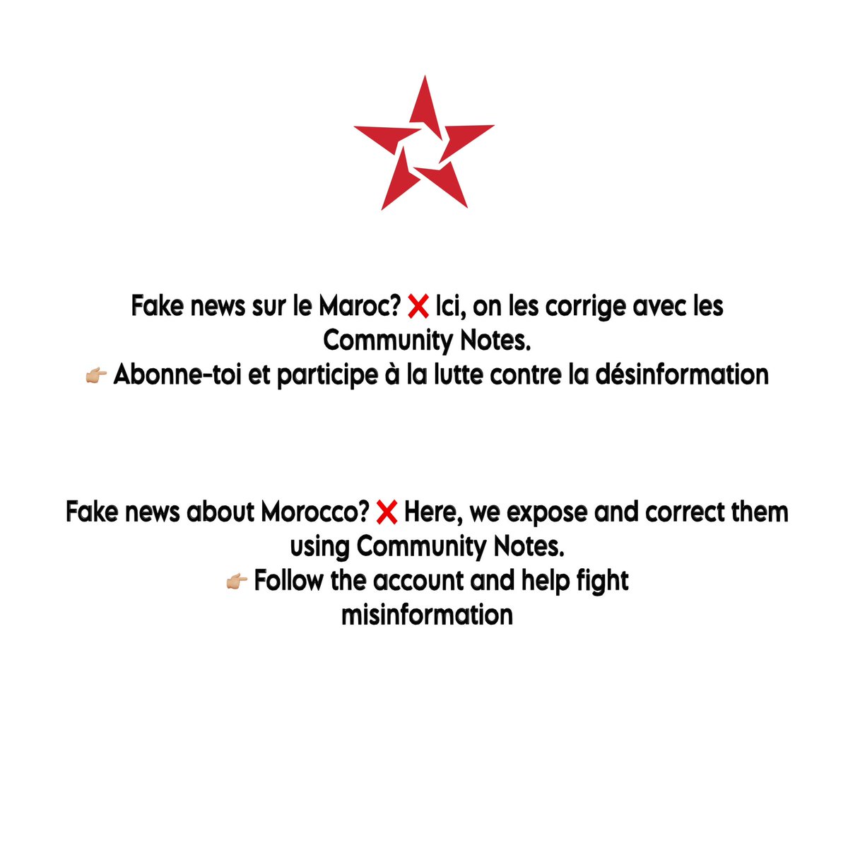 MoroccoCNote's tweet image. 🧵 THREAD — Comment lutter efficacement contre les fake news sur le Maroc 🇲🇦
Depuis la CAN, la désinformation s’est intensifiée. Un pays ou des Pays 👀 paient une campagne massive anti-maroc 
Voici comment agir concrètement avec les Community Notes 👇