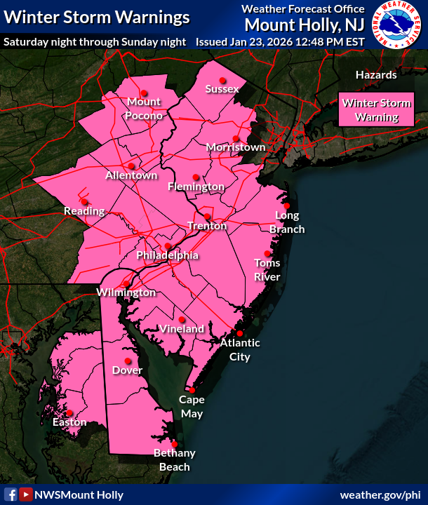 NWS Mount Holly tweet media