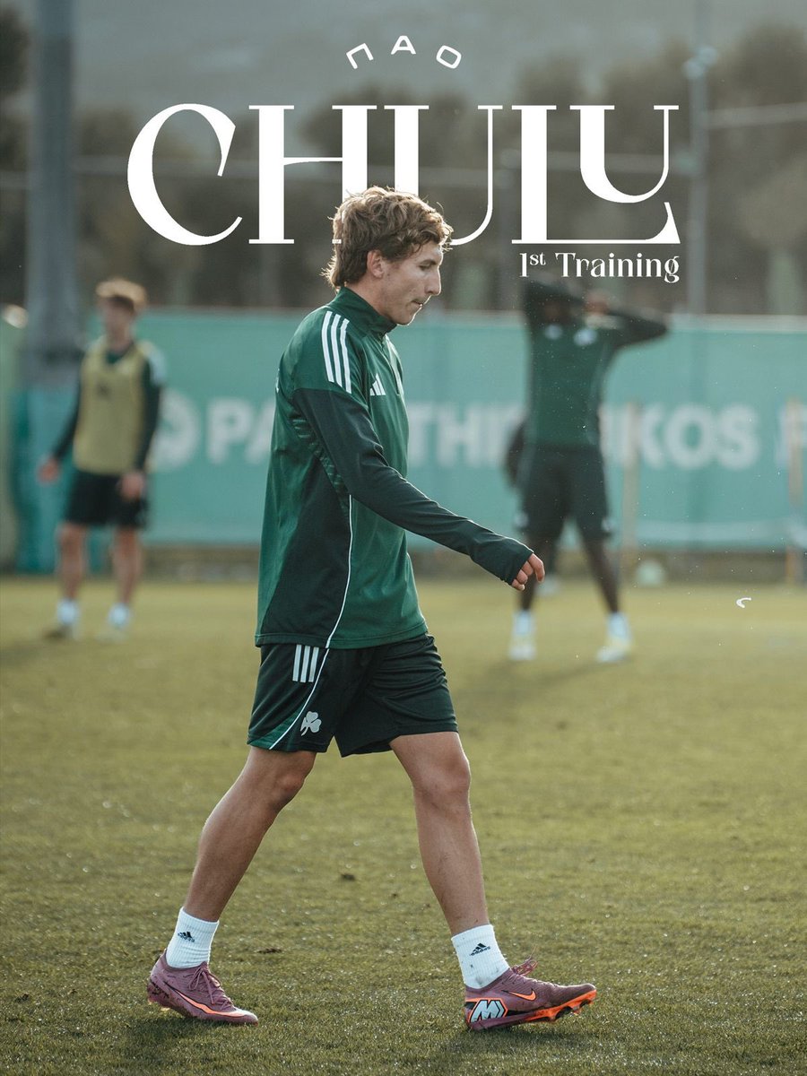 First training for Chulu ☀️ 
#Panathinaikos #PAOFC