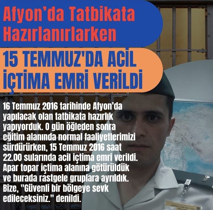 Bir  toplum, en çok da savunmasız gençlerine nasıl davrandığıyla ölçülür.  Mağdur edilen askerî öğrenciler için yeniden yargılama, delillerin  tarafsız incelenmesi ve iade-i itibar istiyoruz.
 Öğrenciden DarbeciMiOlur