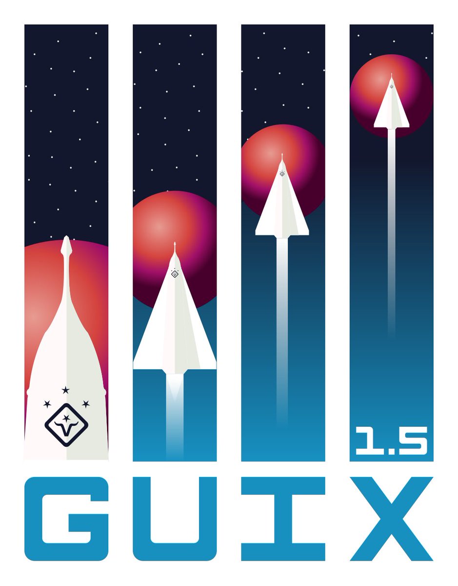 fsf's tweet photo. GNU Guix 1.5.0 is now here, featuring lots of great new features, including ISO-9660 installation images and virtual machine images! https://t.co/s7r6ZIIu0z #GNU #GUIX https://t.co/QHGopD2Xgq
