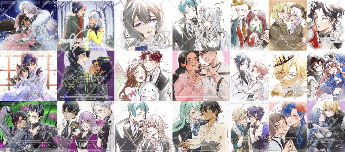 [ ♡ Like &amp; Shares appreciated ♡]
💙 Late post for December Batch of C0mms!💙
Thank you so so much to everyone who supported me ! (⁠ ⁠◜⁠‿⁠◝⁠ ⁠)⁠♡ 

My batch are mainly open via Vgen ! So feel free to check it out !

(PS: Valentine YCh is opening there soon 💙)