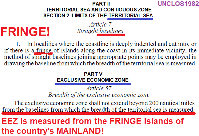 AlexyFlemming's tweet photo. @GermanosPeter BOTH #CIML &amp; #UNCLOS1982 give ZERO #ContinentalShelf/#EEZ to ADJACENT/OPPOSITE islands to foreign mainlands
[Exceptions:
1)SINGLE-line EEZ agreement is signed between parties in dispute
2)Historical agreements]!

PCA2012 BGD MYM:#UNCLOS82 was applied: StMartin #ISLAND: 0 #CS/#EEZ https://t.co/BpXAb5T8oE