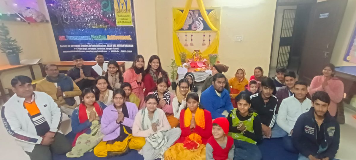 SASRIndia's tweet photo. Knowledge belongs to everyone!  This #SaraswatiPuja, our children remind us that wisdom shines brightest when learning is inclusive, compassionate and empowering.
Grateful for our students, educators &amp; families who make this journey meaningful!

#SASR #BasantPanchami #Inclusion https://t.co/bdRbNhTL2T