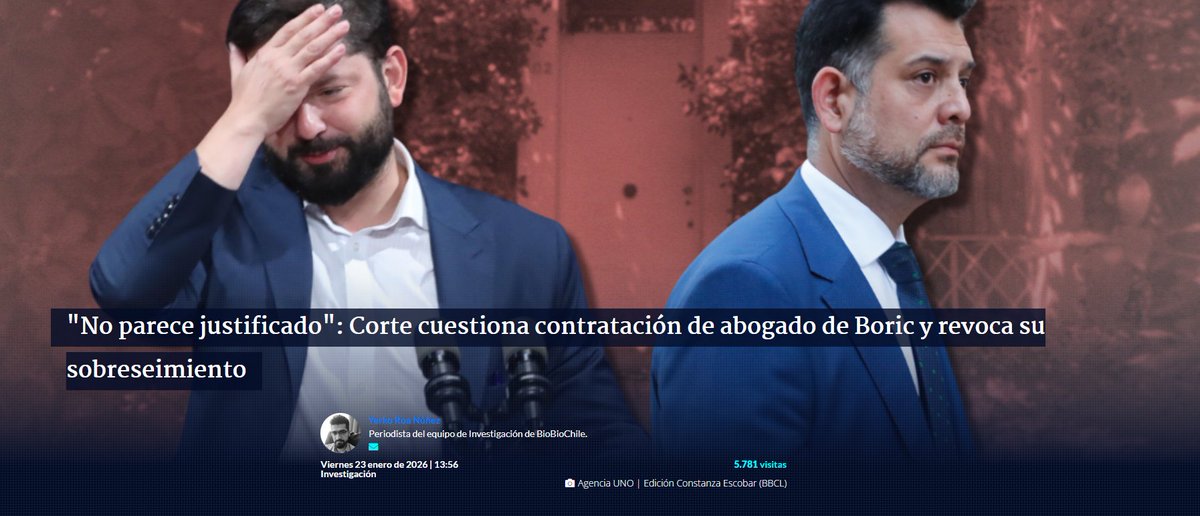 AlanCespedes_Ar's tweet photo. $14 millones nos costó abogado que defendió a @GabrielBoric por caso de la compra de la casa de Allende.
Fue sobreseído por petición de @FiscaliadeChile
Ahora CA revocó ese fallo y señaló que él debía pagar su defensa.
Huele a otro delito con fondos publicos @rpalamaras https://t.co/SPka4uu1UA