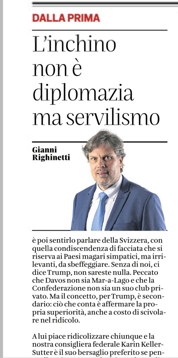 sercrip's tweet photo. Eccellente! @righinetti sul @CdT_Online di oggi https://t.co/9miAKE0aAi
