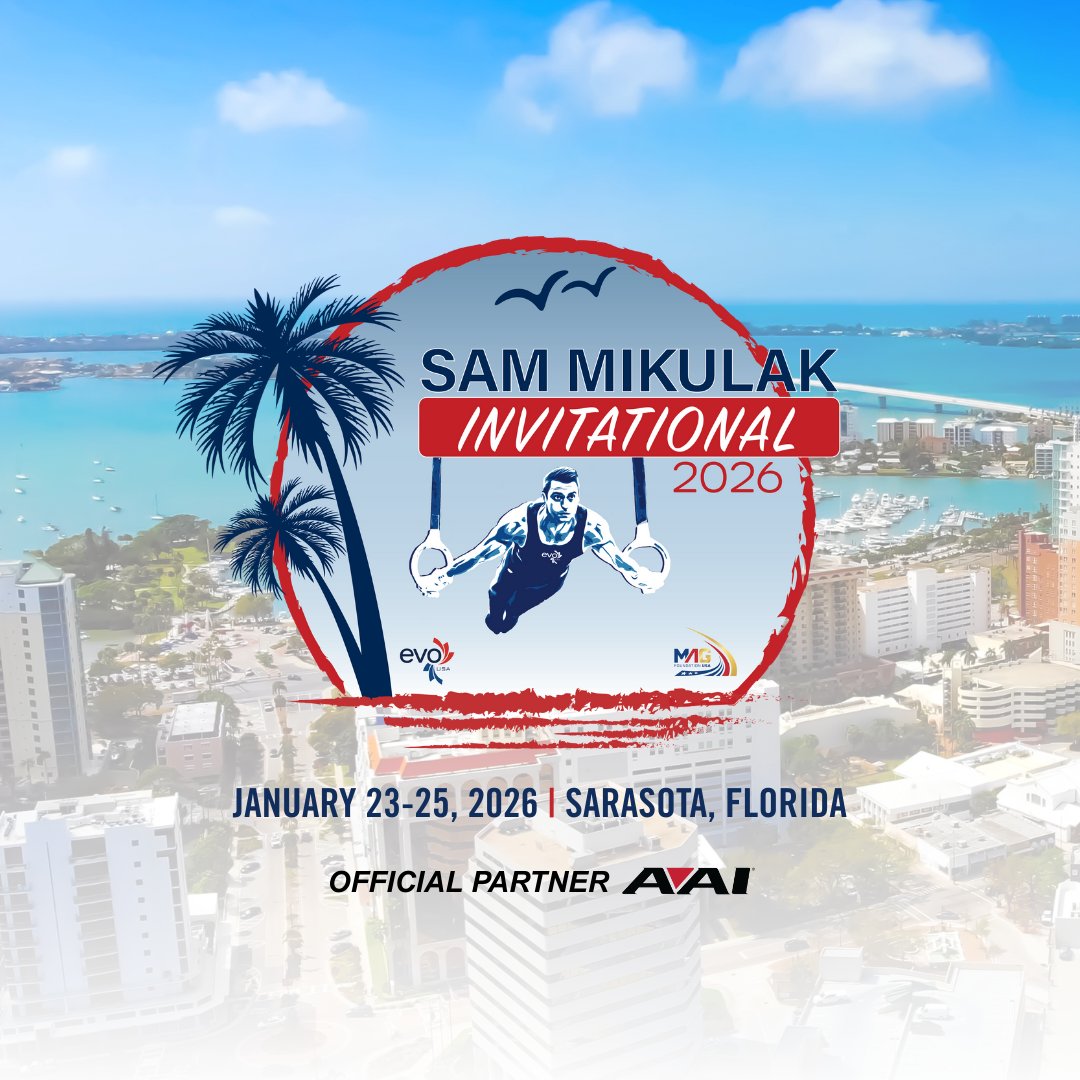 Day 1 of the Sam Mikulak Invitational is here! 

This incredible events honors the legacy of 3-time Olympic Gymnast, Sam Mikulak, inspiring athletes to push boundaries and celebrate the sport we love.

We’re proud to partner with EVO Gymnastics and provide the equipment that