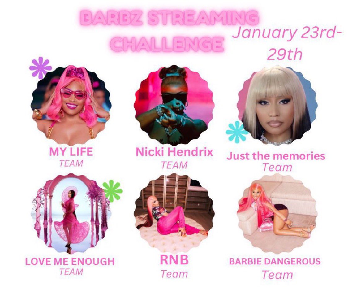 hxneyharajuku's tweet photo. Happy Pink Friday, Barbz!! 💗
Streaming party for #PinkFriday2 starts now 💿
Choose your team for the streaming challenge & let’s go crazy 🚀🎀 https://t.co/X15BtGloKx