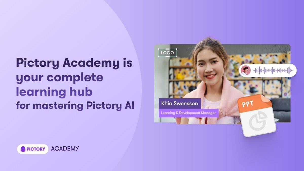 Pictory Academy promo graphic