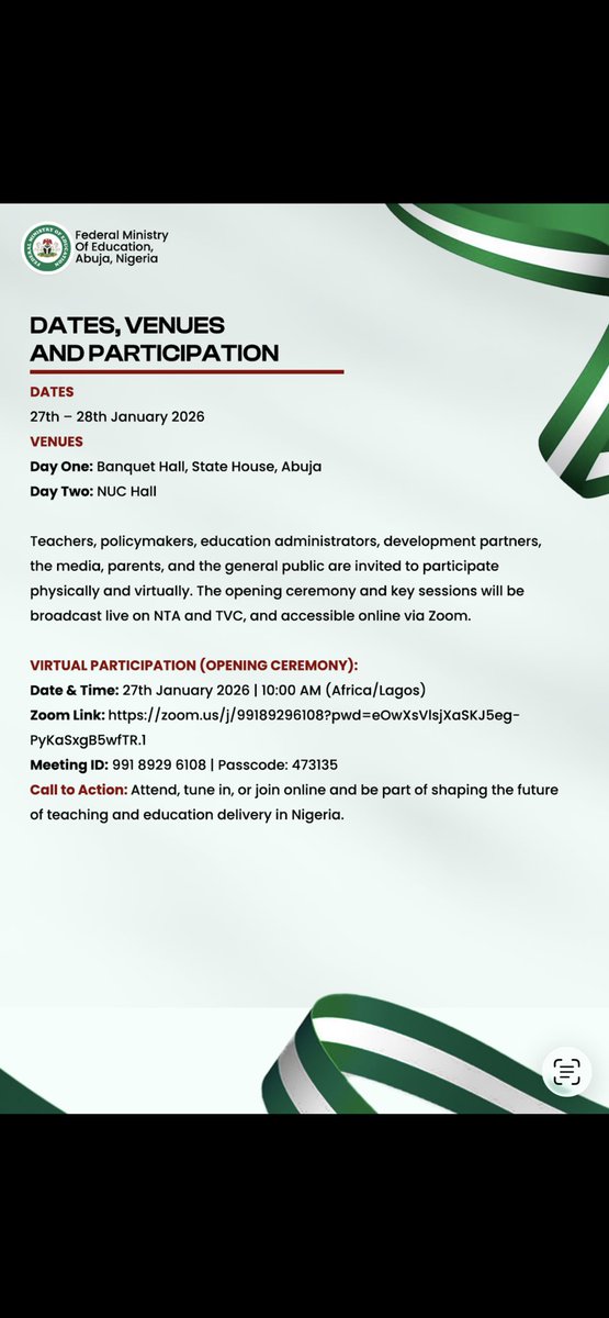 Federal Ministry of Education tweet media