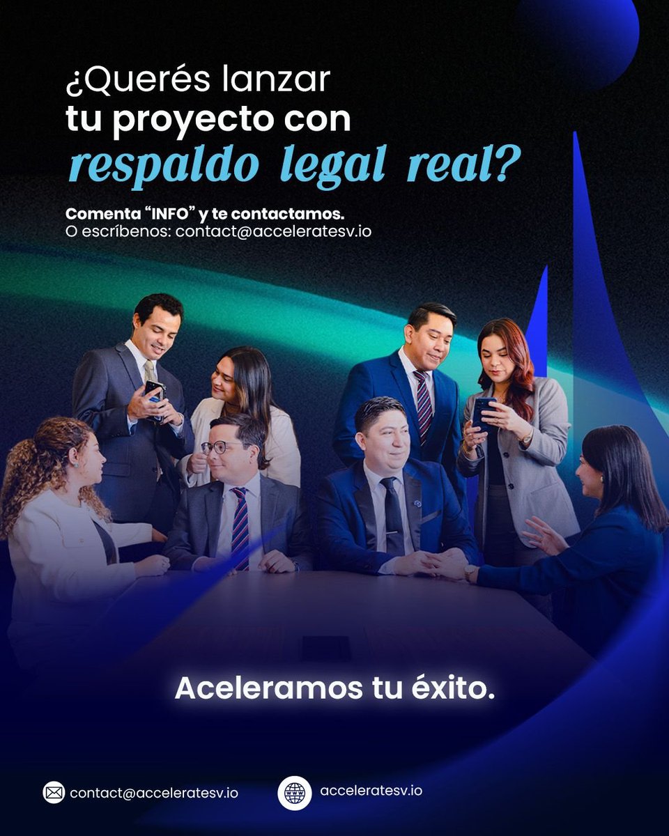 En Accelerate somos la primera firma especializada en activos digitales en El Salvador, y hemos acompañado a proyectos nacionales e internacionales en tokenización, licencias y cumplimiento regulatorio.
Si querés estructurar tu proyecto de forma segura, estamos listos para