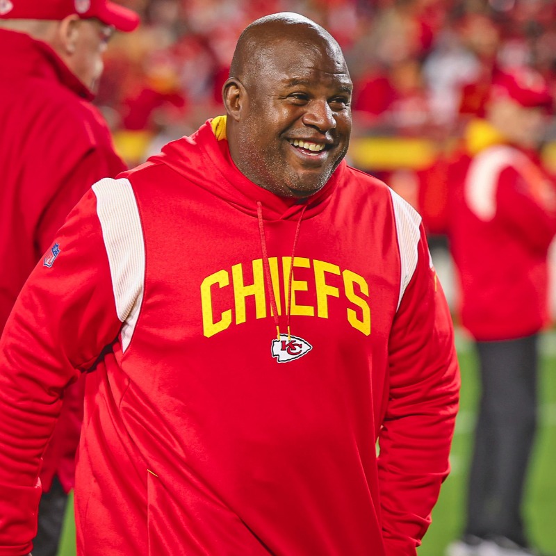 Chiefs's tweet photo. A familiar face at OC.