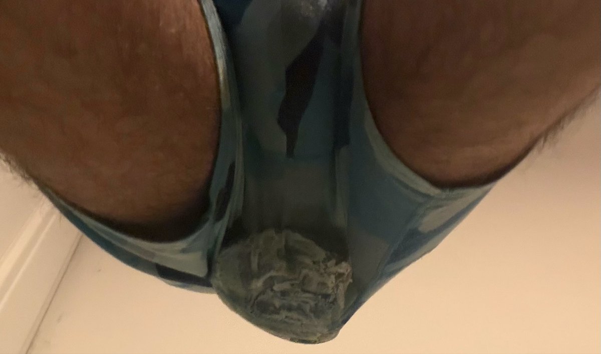 undiespiler711's tweet photo. I was dead serious about load saving, look super closely and u can see it bulge heavier once more, and guess, what, I will use these undies… Again and Again😈 #gayscat #poopingunderwear #underwearshit #soiling #messing #hypermessing #pantspoop #stainedundies #multiload #part2 https://t.co/eC03vDPaH5