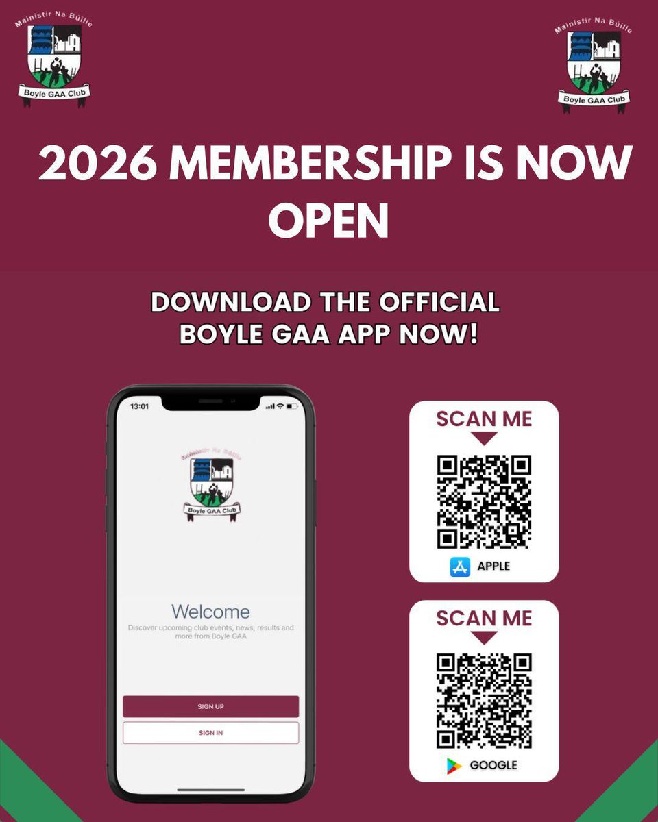 Boyle GAA & LGFA tweet media