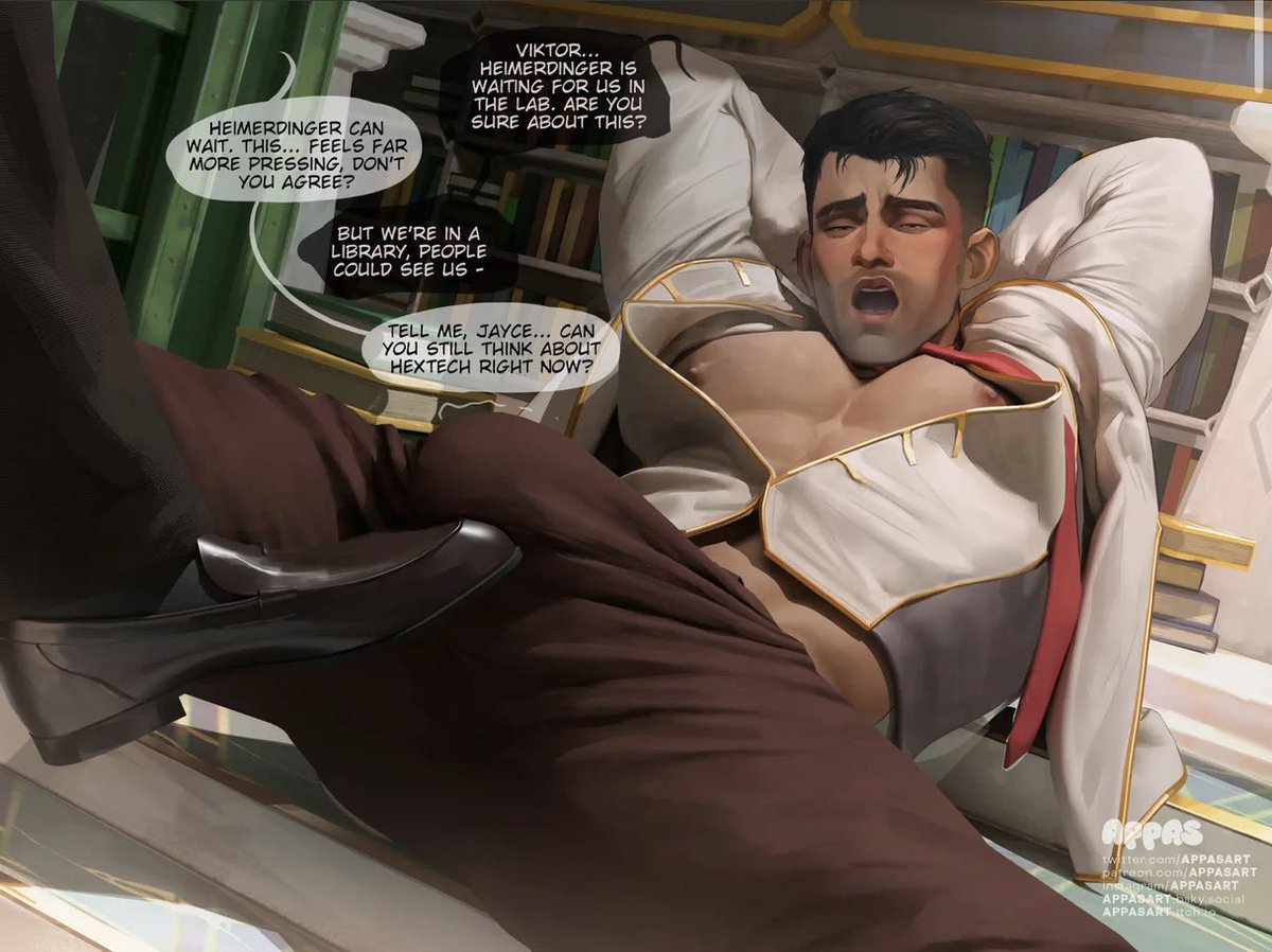 PriceAtNight's tweet photo. AppasArt - Jayce &amp; Viktor https://t.co/qBQk81BUOt