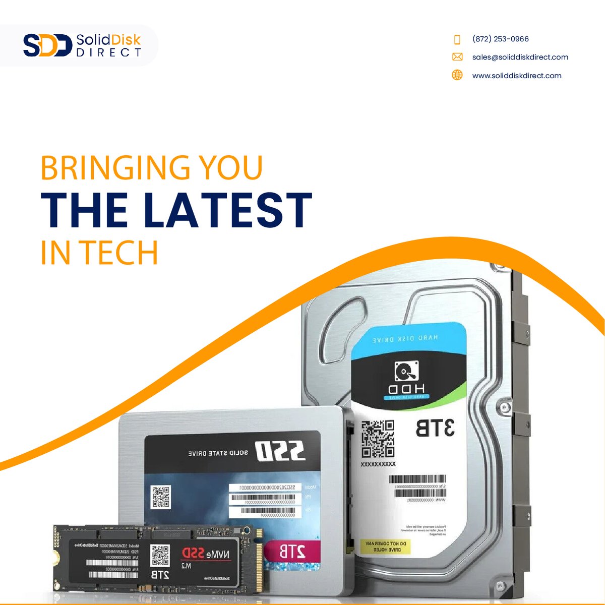 soliddiskdirect's tweet photo. Our inventory is constantly updated with the latest tech, so you can always access the most innovative solutions.
Order Today: https://t.co/yguEzxWlwO
#LatestTech #AlwaysUpToDate #SolidDiskDirect #TechInnovation #DataSolutions #StorageExperts #ITReady #TopTech #SecureStorage https://t.co/ovd5ip0skh