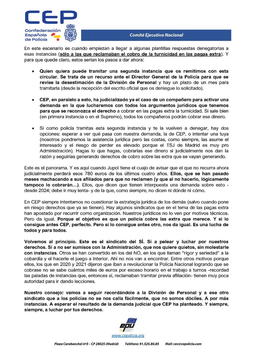 🎙️ Hay un sindicato muy obsesionado con nosotros y con que los policías luchen por sus derechos. Para ellos y sus amiguitos de la División de Personal: hace falta mucho más que eso para que un ‘madero’ se someta y baje los brazos, dejando de luchar por lo suyo. Seguimos 💪🏻 👮🏻‍♂️👮🏻