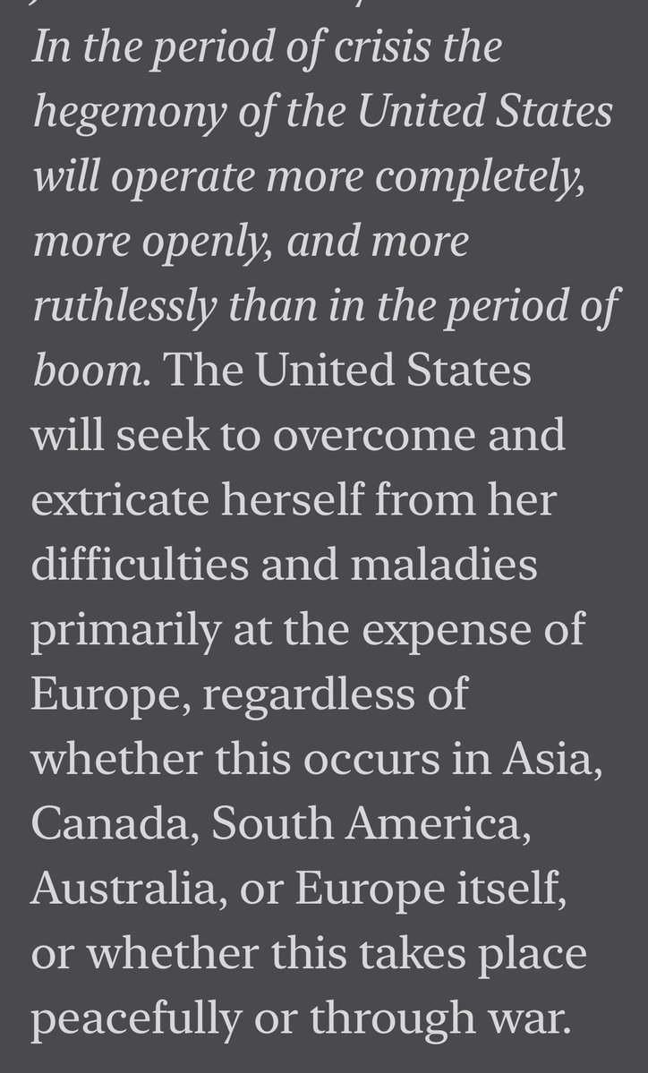The law governed character of the trajectory of capitalist development allows us to be conscious of what’s coming. 

The U.S. capitalist class has a strategy: dictatorship and war.  They have started. The rest of capitalism would are preparing similarly. 

The contradiction of an