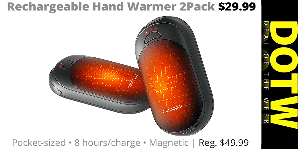 #ConnectingPoint's DEAL OF THE WEEK ( 1/23/26): Rechargeable Hand Warmer 2Pack - reg. $49.99; Deal of the Week sale price: $29.99. Through 1/29/26 while supplies last. | tinyurl.com/bdedxhk4
.
#DealOfTheWeek #DOTW #MedfordOregon #OutdoorRecreation #RogueValley