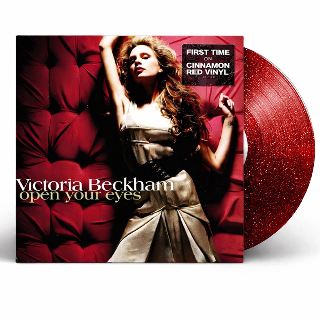 SPICExCelestial's tweet photo. @Kevsie @VBeckhamCharts @victoriabeckham Vinyl concepts of #OpenYourEyes. #JusticeforVB https://t.co/8247Uq52EG
