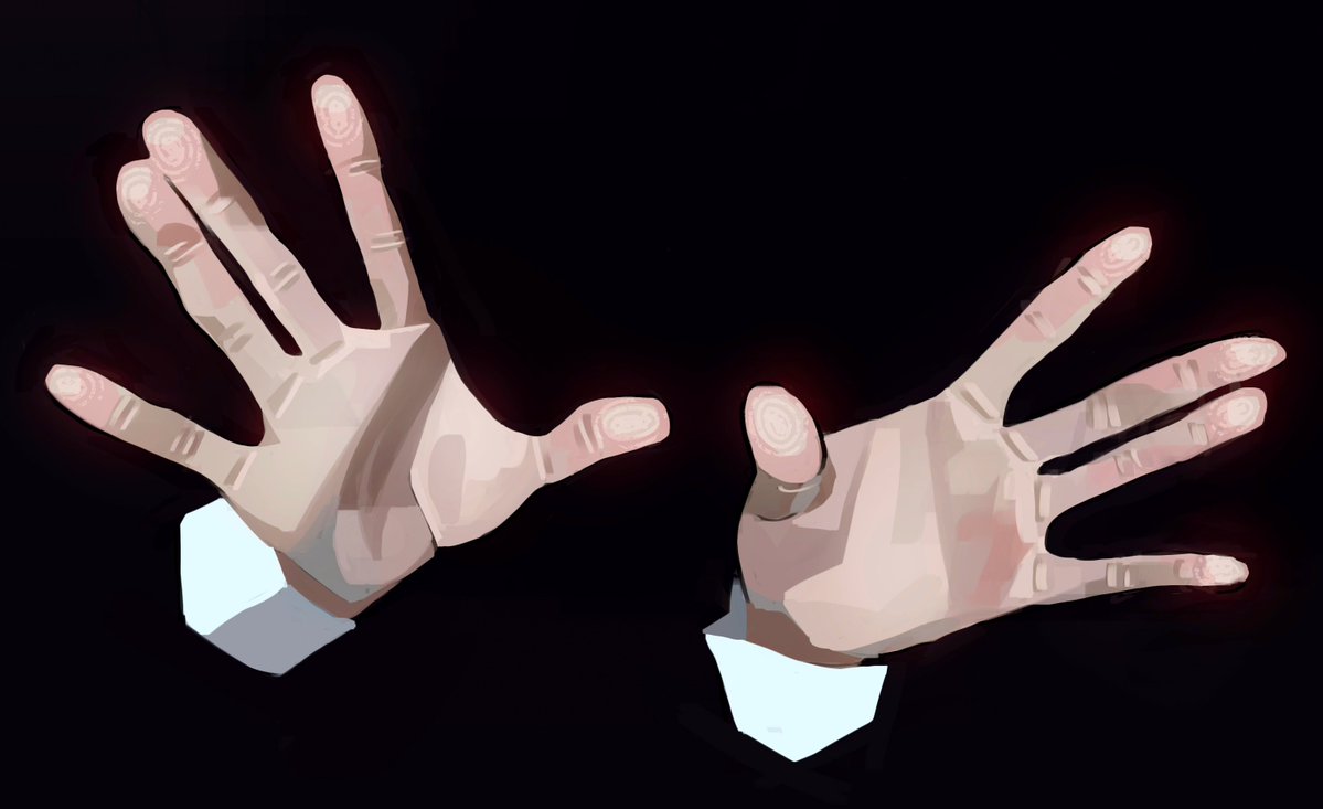 Estudo de pintura focando em formas simples