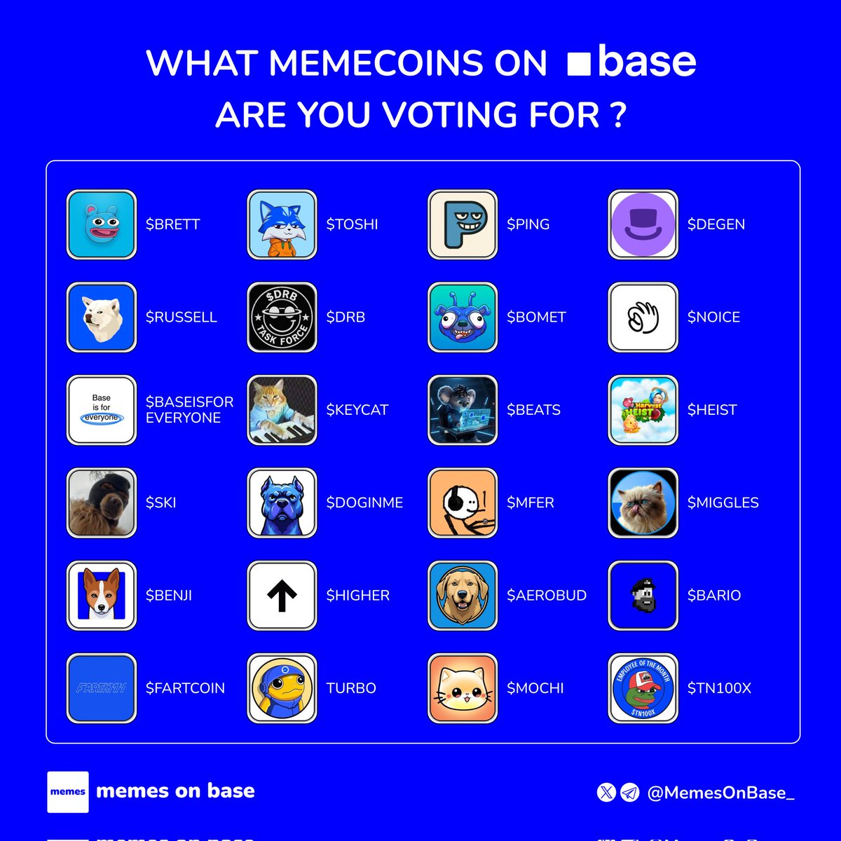 Memes on Base tweet media