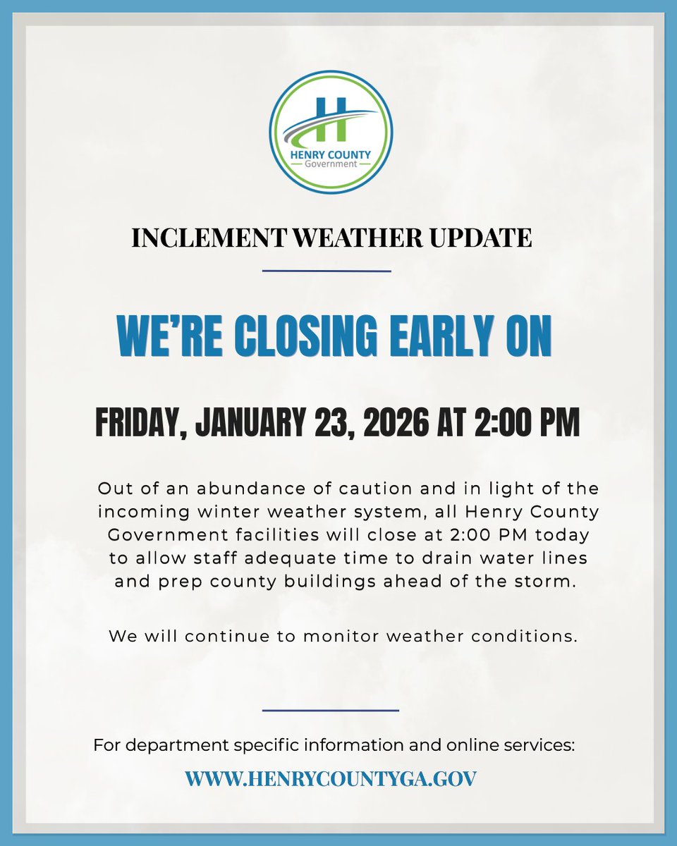 Henry County tweet media