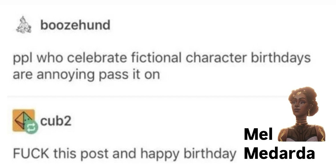 #HappyBirthdayMel
