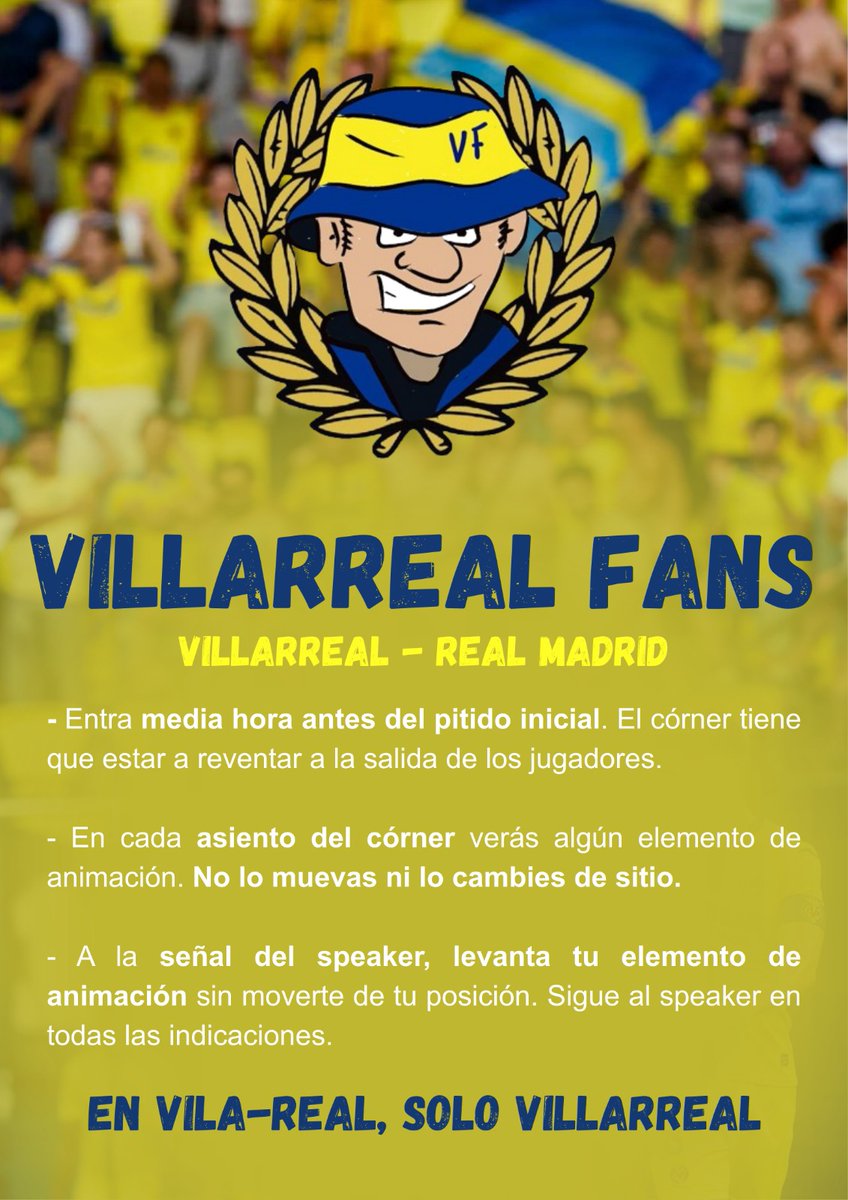 Villarreal Fans tweet media