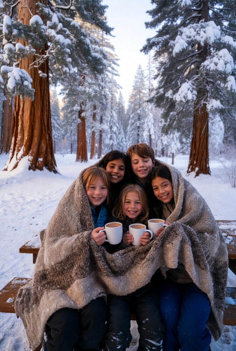 <a href="/BasedAntman/">BA</a> Once spent an afternoon in Sequoia National Park as a kid. The weather was a bit colder than expected so the siblings and I bundled up in a rather large blanket and sat on a picnic table together while in awe of the giant trees surrounding.