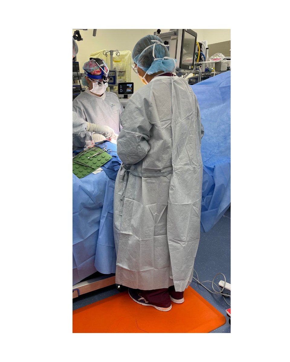 SurgErgonomics's tweet photo. OR staff stand for hours on hard OR floors—yet one of the simplest, cheapest ways to reduce pain is still treated like a luxury: anti-fatigue mats.

Evidence + AORN support them.
The real barrier? Culture—not safety.
 They should be standard.

#SurgicalErgonomics #ORlife https://t.co/XyFk4u6Wue