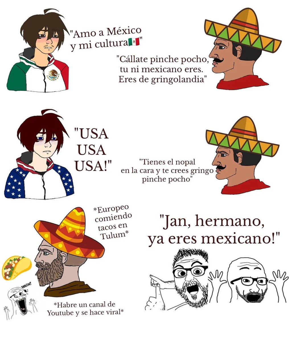 POVMexico's tweet image. Nothing is more Mexican than welcoming foreigners while excluding your own people