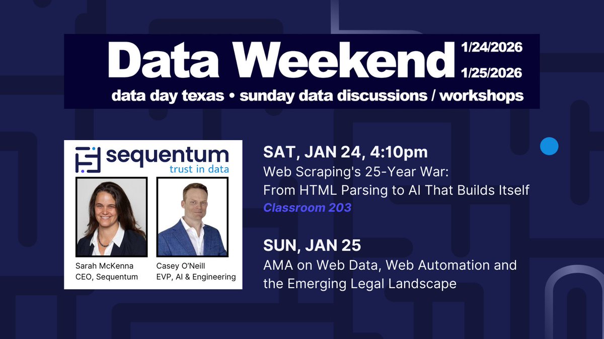 Sequentum tweet media