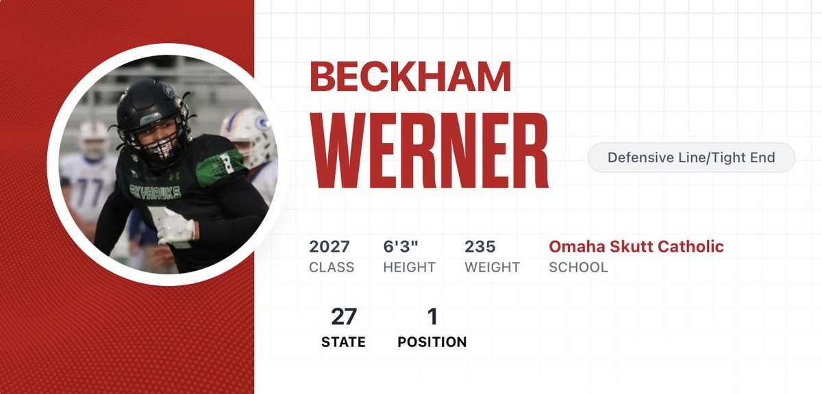 Beckham Werner tweet media