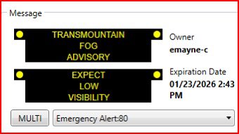 txdotelp's tweet photo. WEATHER ALERT ‼️ 
Fog on Transmountain. Here’s a view from our TxDOT cameras. 👇🏼 https://t.co/zpwg7w5hir