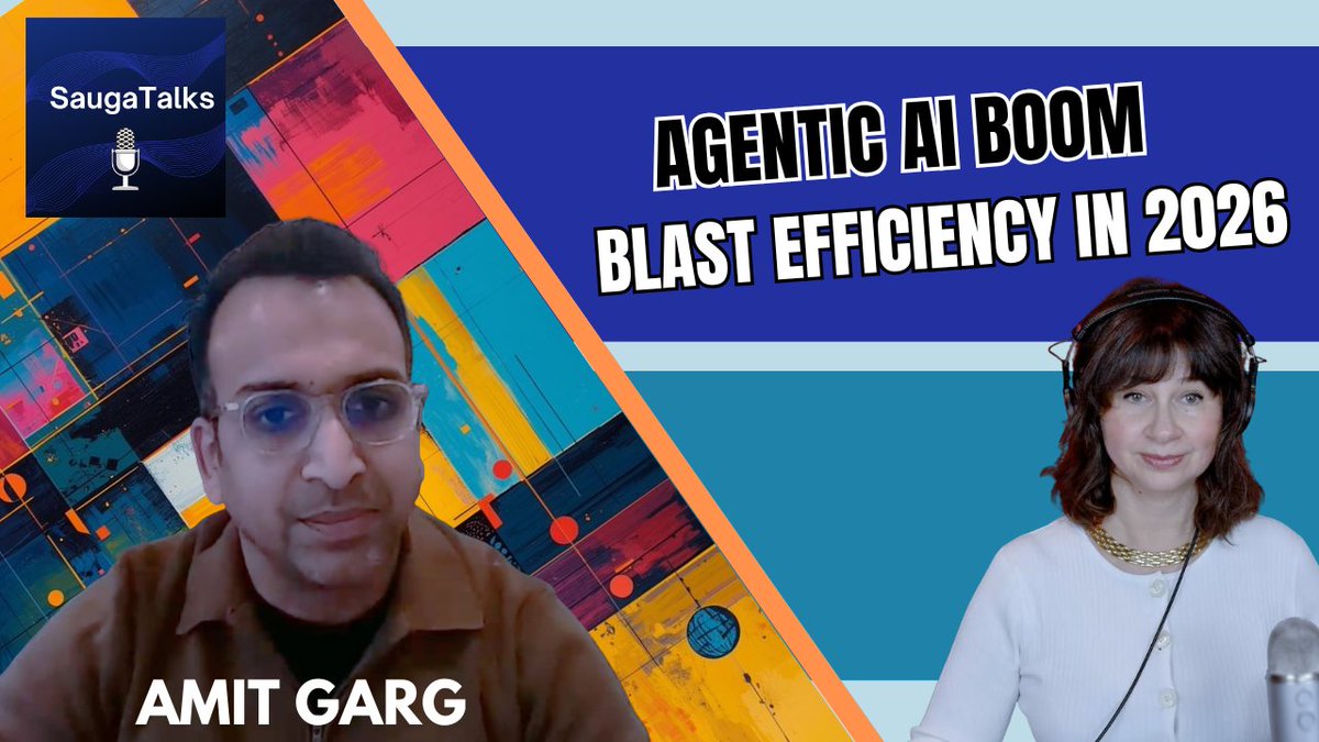 lyakovet's tweet photo. Listen to "The Agentic AI Boom and Autonomous Agents for Explosive Business Efficiency in 2026" at  https://t.co/u0dMDQ7c5H 

Highlights: 

- AI's confidence trap and critical thinking
- Daily practice for non-tech pros to augment ops
- Use case studies: 40-50% ROI in marketing https://t.co/DFe3wHTozb
