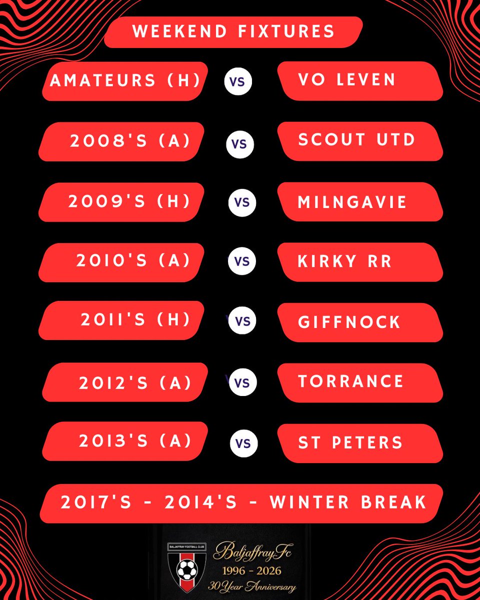 Baljaffray Football Club tweet media