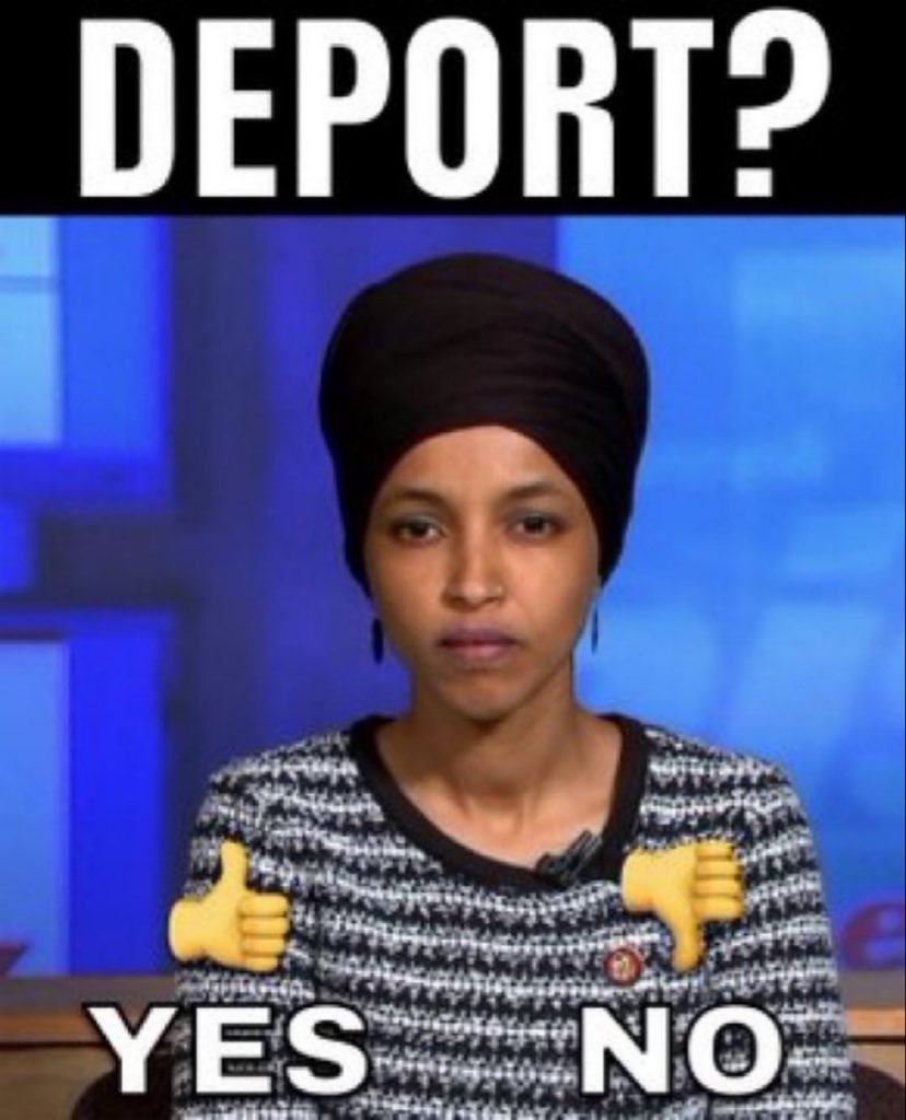 itsrosesm's tweet image. Should Ilhan Omar be deported,

YES or NO