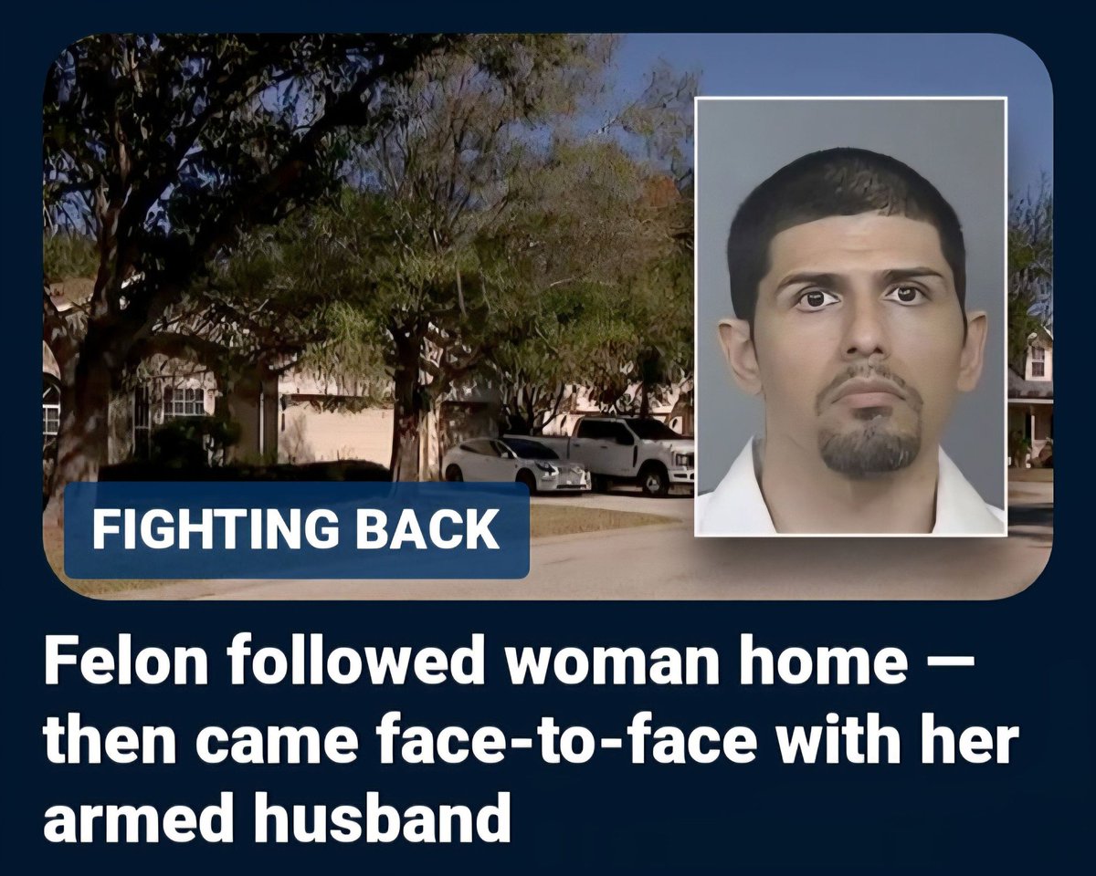 Another kind of feel good story👇🏼
Kudos to this husband!!! 🔥This is exactly what should happen to anyone threatening your family. 🔥
On New Year’s Day in Bradenton, Florida, a woman was walking her dog when she was approached by a man in a car who tried to abduct her.
The woman