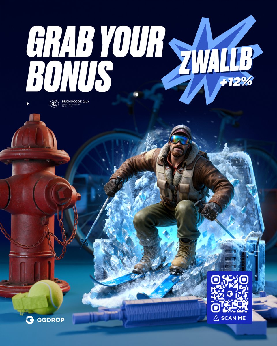 gg_drop's tweet image. 💸 CRAZY BOOST, BIG VIBE 💸
Some days just feel right to click. It’s time to fight for a “Ski Patrol” case. Here’s the deal:
Use ZWALLB for +12% on GGDROP
Drop your ID — luck might notice you today.
Clean boost. No pressure.
