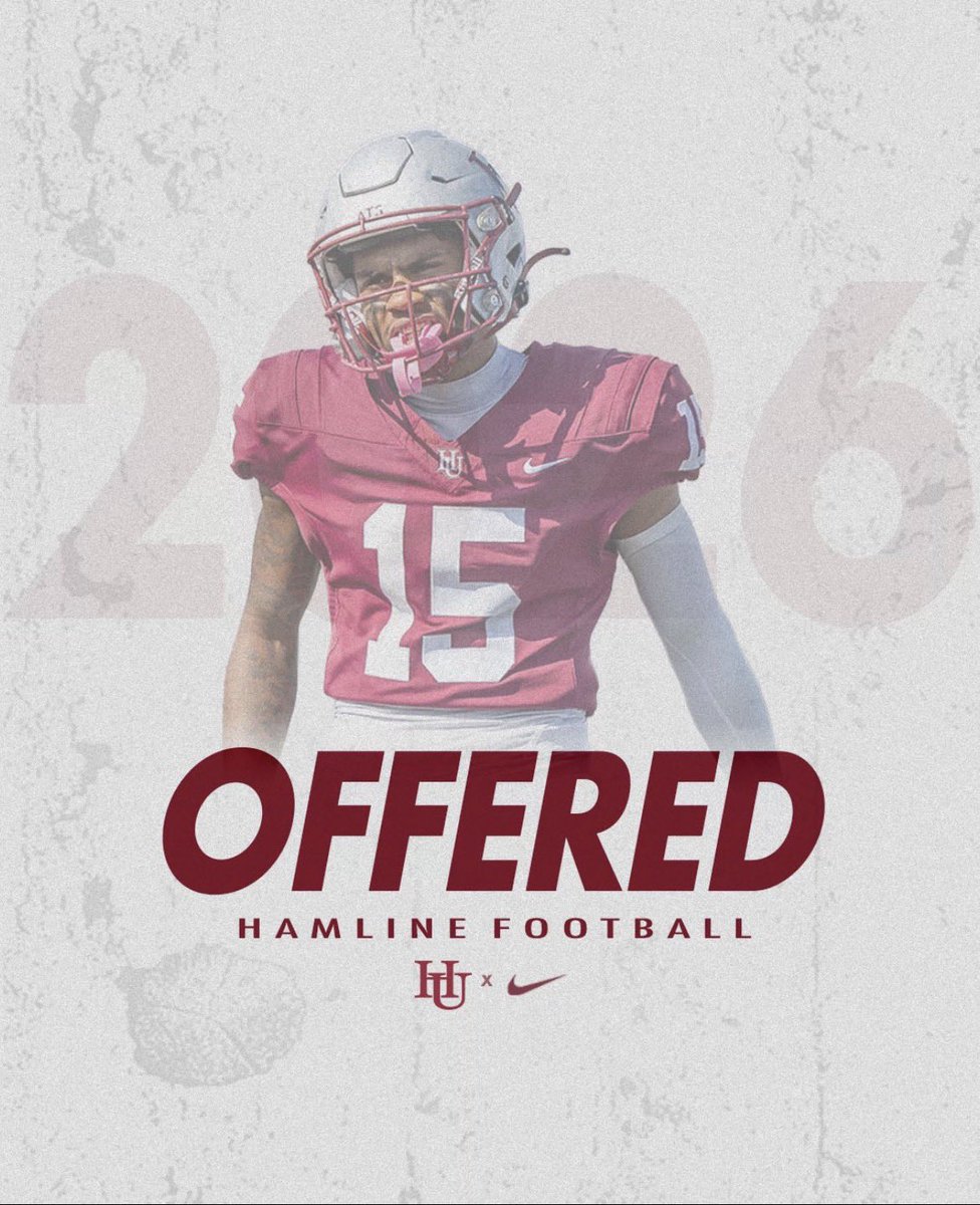 Will_Johnston_7's tweet image. After a great phone call with @CoachMHarris79 I’m blessed to receive my first offer to play college football @HamlineFootball. #AGTG

@HopkinsFootball @CoachChauncy @MHitz83 @CoachASmoot @OJW_Scouting @PrepRedzoneMN