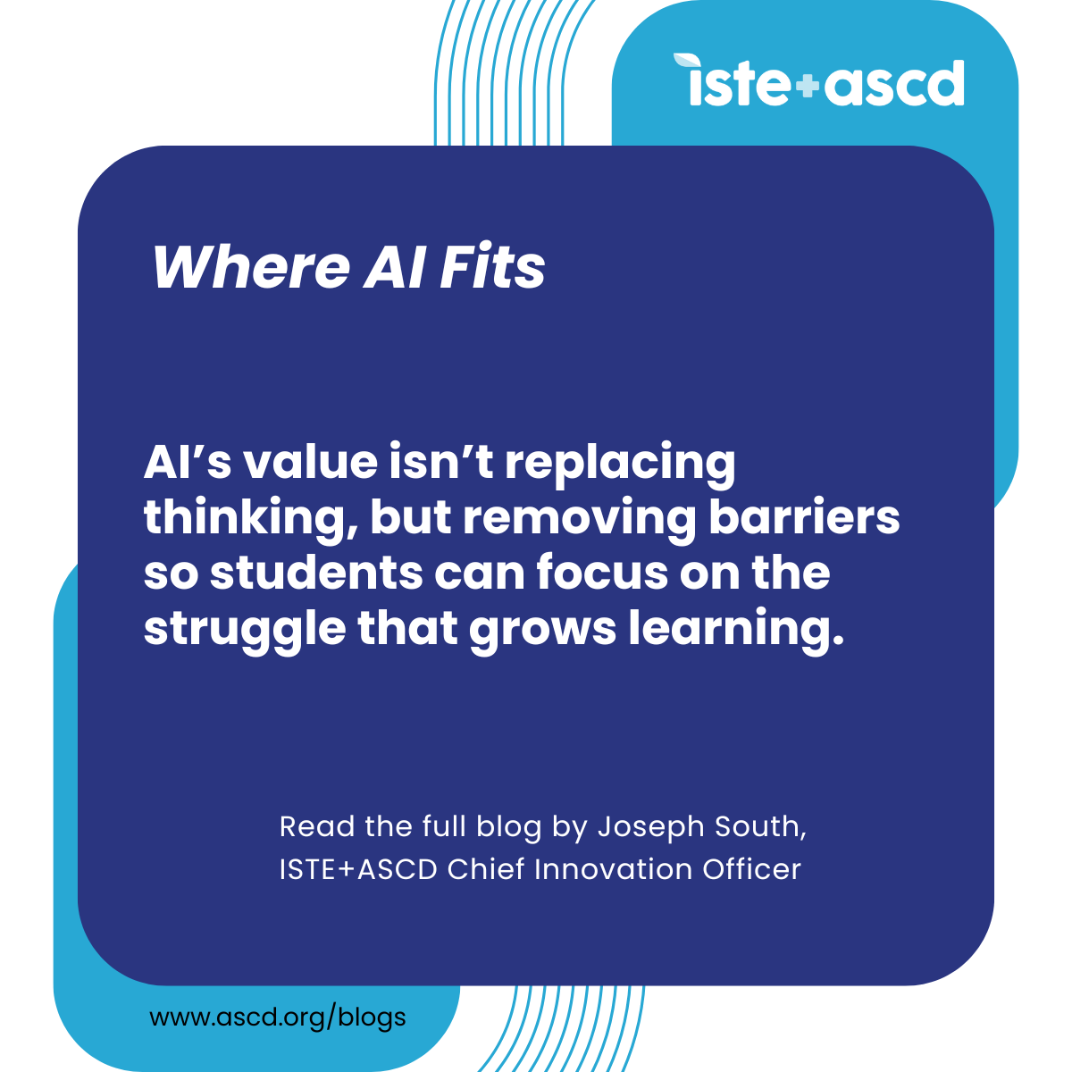 ISTE+ASCD tweet media