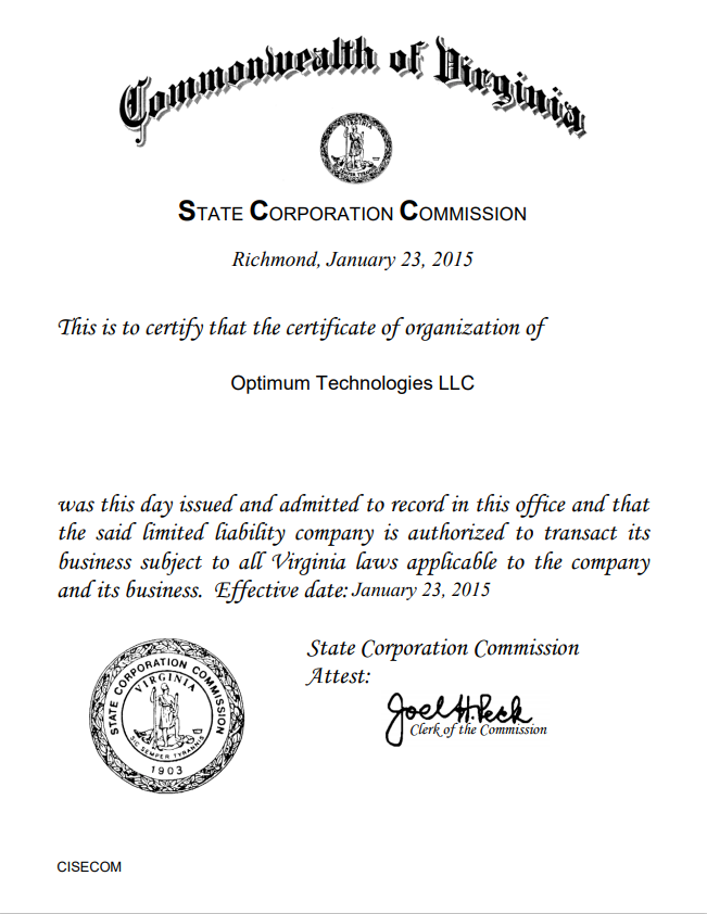 Optimum Technologies LLC tweet media