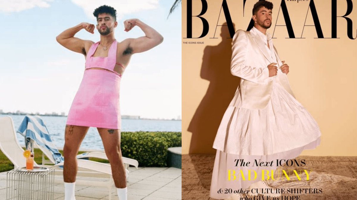 LeadingReport's tweet image. BREAKING: Bad Bunny plans to wear a dress during his 2026 Super Bowl halftime show, per Radar.