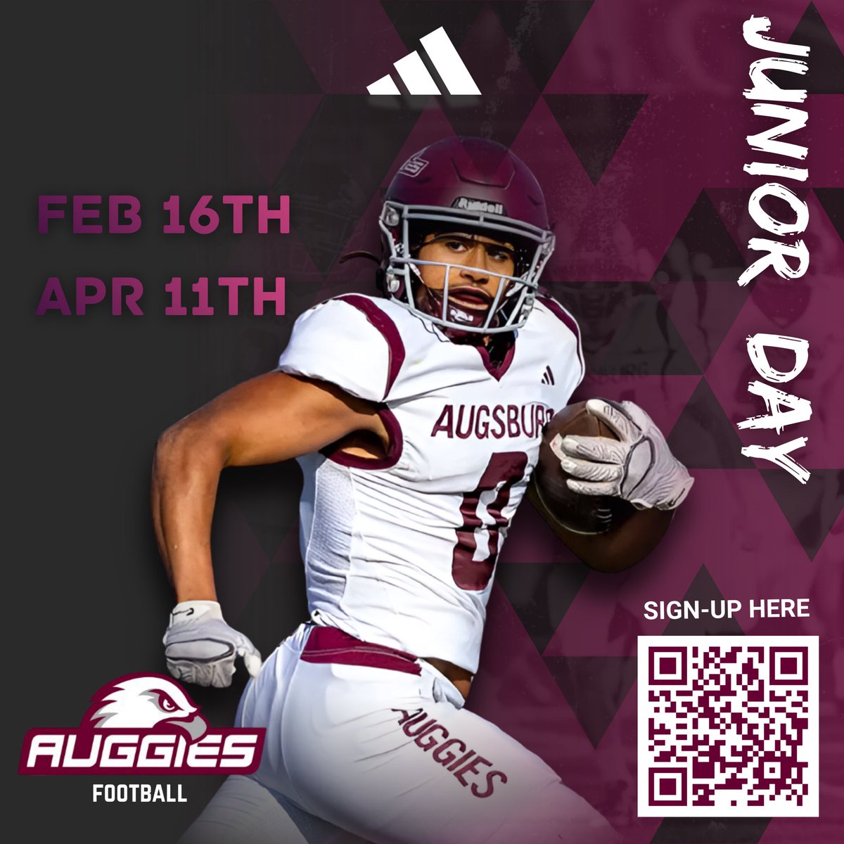 Kingston7Jones's tweet image. Thank you to @Coach_JRogers and @Augsburg_FB For the junior day invite, can’t wait to learn more about you guys as a program! @OJW_Scouting @PrepRedzoneMN @nextlevelmn @RouteRunnersLab