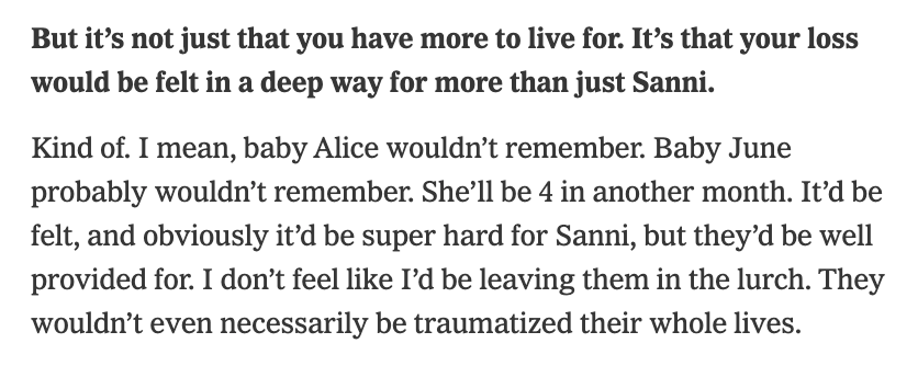 NatSandovalDC's tweet image. NYT interview w Alex Honnold is pretty funny. 

Interviewer keeps pressing Honnold on death, leaving his family behind. Honnold autistically shrugs it off.