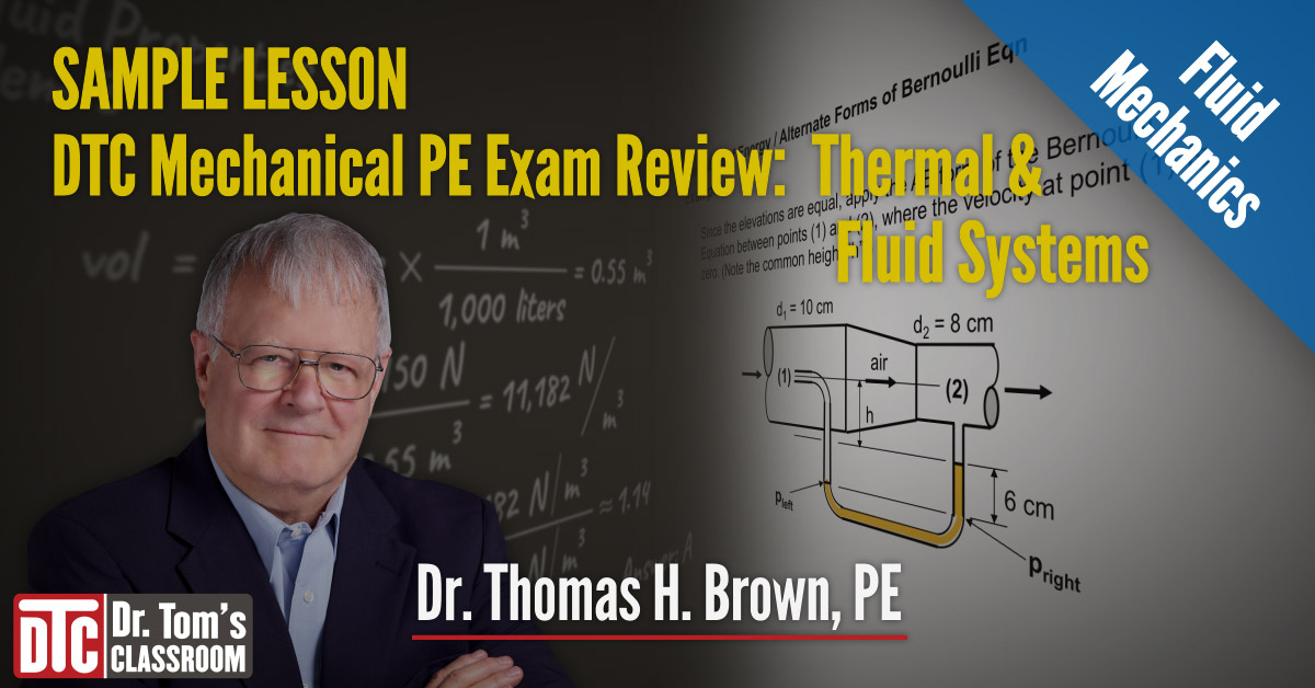 See how DTC's Mechanical PE Exam Prep can help you prepare for and pass the PE Exam. Check out Dr. Tom's Rankine Cycle - Thermodynamics Lesson from DTC's Thermal &amp; Fluid Systems Mechanical PE Exam Review:  youtu.be/tSY0BFhPgPI 

#DrTomsClassroom
#MechanicalPEExamPrep