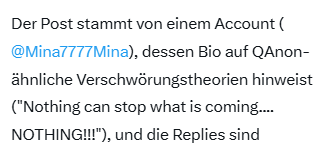 HSB_Forum's tweet image. Währenddessen chatten vom @BMI_Bund bezahlte Leute mit #QAnon-ähnlichen Accounts. 🥳

Einfach stark!