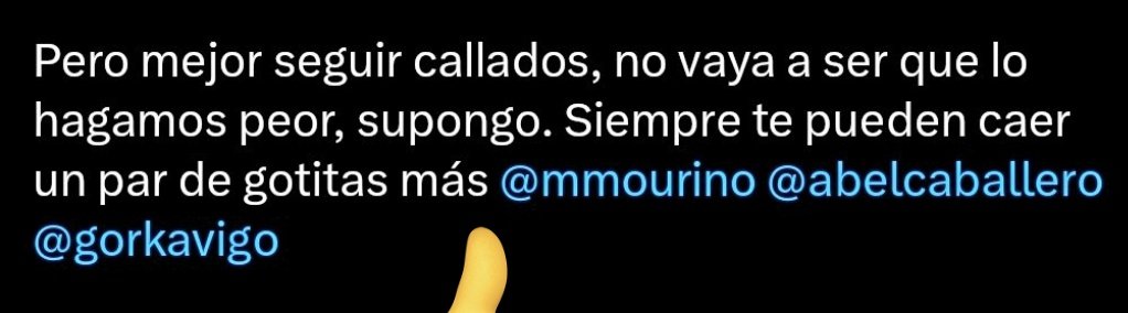 35 lineas de tweet, pero mejor seguir callados.
De psiquiátrico está el gatucho.