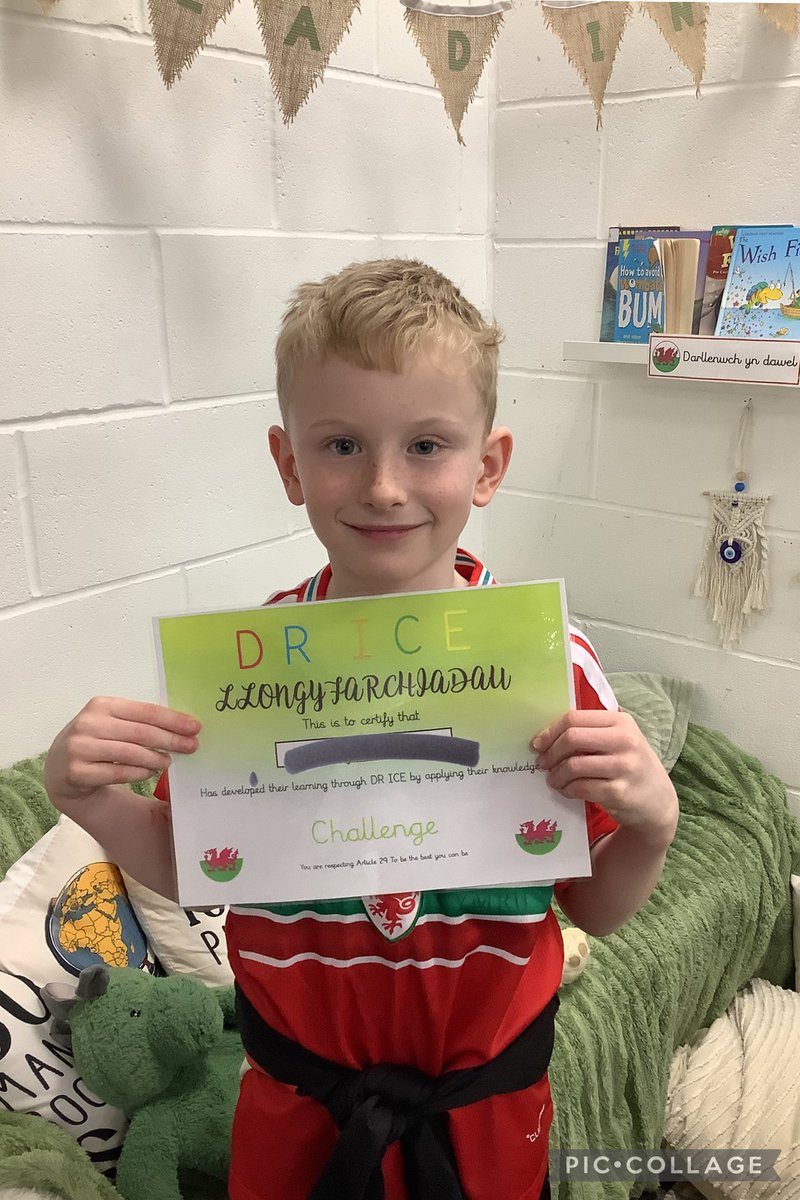 glanhowyprimary's tweet photo. Da iawn to our Charlie Challenge #DRICE winner this week. This young man consistently works hard, and is always kind. He had stood out this week for challenging himself in his maths. We are proud of you! #FoelFras 👏🏻🤩 https://t.co/WNSNhOkNzj